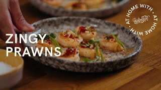 How to Cook Zingy Prawns with Giggling Squid [upl. by Tnek]