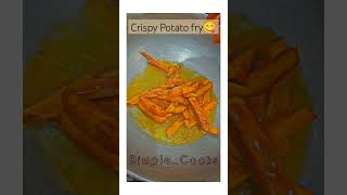 Crispy Potato fry😋 tamil food cooking recipe tamilfood potato potatosnacks reels tamilreels [upl. by Kirred]