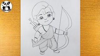 Shree Ram bhagwan ki ram mandir  Ramayan  pencilsketch ​⁠TaposhiartsAcademy [upl. by Radferd]