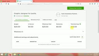 Upwork Freelancer first project and first payment Proof  Get Your 1st Order On Upwork in 1 Week [upl. by Epilef972]