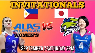 ALAS PILIPINAS vs SAGA HISAMITSU SPRINGS  INVITATIONALS TUNE UP GAMES LIVESCORE [upl. by Adnima281]