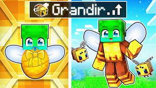 GRANDIR comme une ABEILLE sur Minecraft [upl. by Nedap]