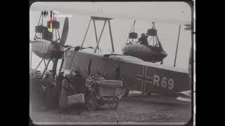 Giant aircraft of the Zeppelin plants in Berlin Staaken near Spandau 19141918 [upl. by Ocsirf]