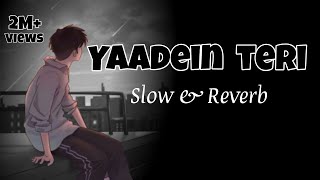 Yaadein Teri Slow amp Reverb Music Ocean [upl. by Eyahsal174]