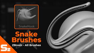 Snake Brushes ZBrush All Brushes [upl. by Neyuq]