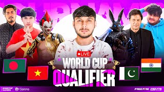 NG WORLD CUP 🏆 QUALIFIERS FT NG NXT VIETNAM PAK NEP amp BD 🔥💀nonstopgaming free fire live [upl. by Aihseuqram]