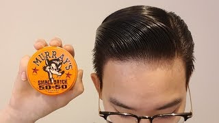 Murrays Small Batch 5050 Pomade Review [upl. by Aciretahs]