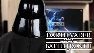 Voice of Darth Vader Plays Star Wars Battlefront II  Game Society [upl. by Genaro]