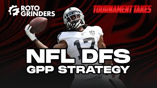 NFL DFS Expert Tournament Strategy for Week 3 on DraftKings amp FanDuel [upl. by Ardnossac452]