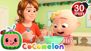 Christmas Color Song  CoComelon  Kids Cartoons amp Nursery Rhymes  Moonbug Kids [upl. by Llecram]