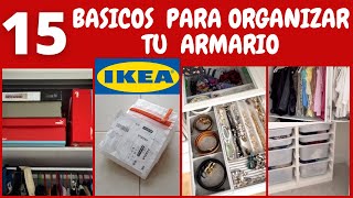 IKEA 15 BASICOS PARA ORGANIZAR TU ARMARIO TIPS IDEAS 😉TE SORPRENDERAINSPIRATE [upl. by Ij]