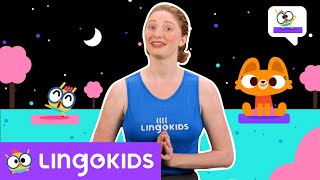 BEDTIME YOGA 🛏️🧘 Stretch and Sleep Better  YOGA FOR KIDS  Lingokids [upl. by Atnoled]