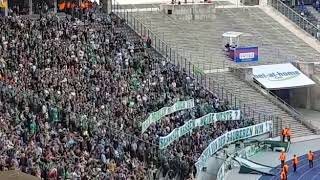 Werderfans und Herthafans beleidigen im Berliner Olympistadion den DFB [upl. by Lateh]