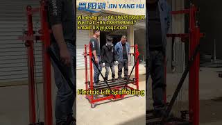 JIN YANG HU Electric Lifting Scaffolding 6m Portable Scaffold Customizable Electric Scaffolding [upl. by Eloisa]