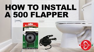 Fix Running Toilets of 35 gpf made before 1994 with Fluidmasters 500 Universal Toilet Flapper [upl. by Martelle579]