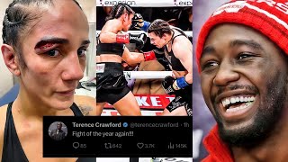 Boxers React To Katie Taylor vs Amanda Serrano 2 [upl. by Nelyaw]