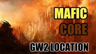 Guild Wars 2 ★ Mafic Core ★ Point Of Interest Location [upl. by Selohcin]