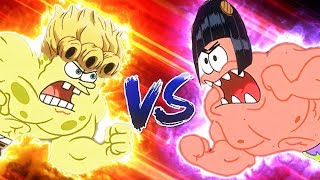 JoJo SpongeGiorno vs Patrick Bucciarati  JJBA Parody [upl. by Eanad]