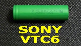 SONY VTC6 3000mAh 30A high drain 18650 Liion cells capacity test [upl. by Rehc541]