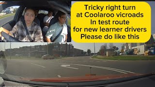 Tricky right turn for new learner drivers  Right turn for new learner drivers [upl. by Croix449]