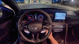 How Does the Veloster N Compare to its Rivals POV Night Drive [upl. by Henrieta]