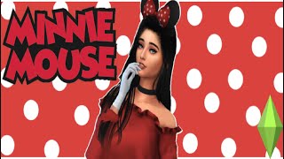 Minnie Mouse inspired sim Create a sim sims 4 [upl. by Lamprey]