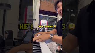 pianist opera piano airport singing music pianistlife cover travel [upl. by Anchie]