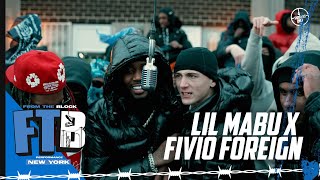 Lil Mabu x Fivio Foreign  TEACH ME HOW TO DRILL  From The Block Performance 🎙New York [upl. by Fi741]