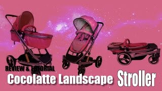 Cocolatte landscape stroller review [upl. by Nahshun]