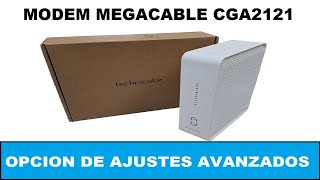 TECHNICOLOR CGA2121 MODO AJUSTES AVANZADOS 📜INTERNET MEGACABLE  2024 [upl. by Isidro847]