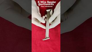 KWire Bender orthoskillsWire Benderk wire bender useskirschner wire bendervideo shorts OT [upl. by Lamahj]