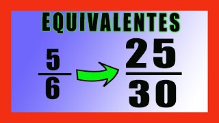 ✅👉 Fracciones equivalentes por AMPLIFICACION y SIMPLIFICACION [upl. by Cosmo]