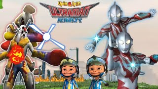 Upin Ipin dan Ultraman ribut melawan raksasa monster uap [upl. by Munson]