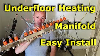 How to connect an Underfloor Heating Manifold [upl. by Tsiuqram]