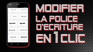 Astuce Modifier la police décriture de votre Smartphone en 1 Clic [upl. by Gatian]