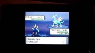 Shiny Dialga on Pokemon Diamond [upl. by Sturrock]