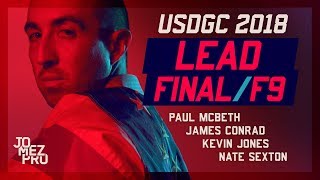 2018 USDGC  LEAD  FINAL RD F9  McBeth Jones Conrad Sexton [upl. by Aurelie]