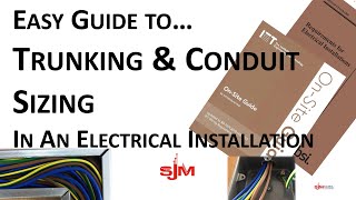 Easy Guide Conduit amp Trunking Sizing in Electrical Installations with Worked Examples using OSG [upl. by Waldon]