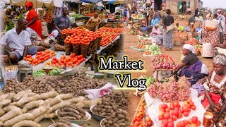 AFRICAN MARKET VLOG Cameroonian Food Market marketvlog cameroon vlog [upl. by Gavrielle]