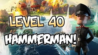 Boom Beach  How to Beat Hammermans HQ Level 40 TutorialGuide [upl. by Nedac]