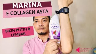 Marina E Collagen Asta Review  Lotion pelembab dan pemutih [upl. by Sylvan]