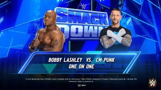 CM Punk vs Bobby Lashley [upl. by Atteuqram90]