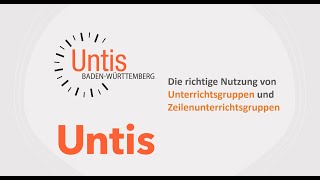 Untis Die Verwendung von Unterrichtsgruppen und Zeilenunterrichtsgruppen [upl. by Hedy711]