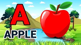 A for apple  b for ball  alphabets abcd abcd song a for apple b for ball  a to z kids song [upl. by Francyne263]