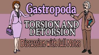 Gastropoda Torsion amp Detorsion Full Notes With Discussion [upl. by Jollenta]