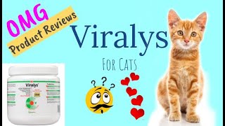 Viralys For Cats Oral Powder LLysine Supplement 🌳 Product Review [upl. by Aihsekat]