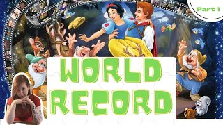 40320 piece puzzle World record  Part 1  Snow White [upl. by Kuebbing]