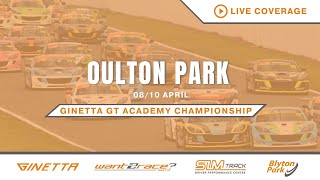 2023 Ginetta GT Academy championship – Round 3 – Live from Oulton Park [upl. by Tennek]