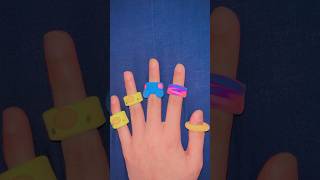 Clay Rings vs Delicious Donuts 🍩💍 crafts cutegifts handmade shortvideo [upl. by Lebazej777]