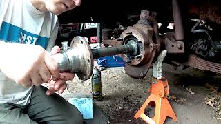 Front D44 Wheel Hub Reassembly [upl. by Nutter]